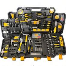 115/46pcs Car Repair Tool Set - Premium Ratchet Torque Wrench And Assorted Screwdriver Set - Ultra-Portable, All-In-One Solution For Car, Bicycle And Motorcycle Maintenance - Multicolor - View 1