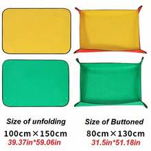 1PC Waterproof Foldable Bird Cage Seed Catcher Mat, Easy Clean Anti-Spill Bird Feeding Mat Washable Splatter Guard Liner For Budgie Parakeet Canary Finch Small Birds Small Pet Cage Tray Cover Bird Cage Accessory - View 11