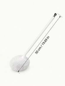 Multifunctional Bathroom Cleaning Brush, Long-Handled Bathtub Brush, Soft-Bristle Scratch-Free Scrubber, Round Fluffy Bathroom Brush; Suitable For Cleaning Bathrooms, Showers, Tiled Walls, Bathtubs, Sinks, And Floors; Household Bathroom Cleaning Tool - A - View 11