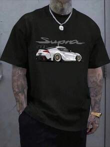 Men T-Shirts - 黑色 - 查看 1