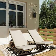 Set Of 2 Modern Patio Rocking Chairs – Weather-Resistant Grey Rattan Lounge Chairs With Cushions & Sturdy Metal Frame – Outdoor Garden, Lawn, Or Porch Furniture - B - View 5