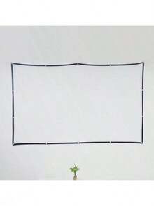 Pantalla de proyección blanca de 60-120 pulgadas, pantalla de cine de alta definición 16:9 montada en la pared, plegable y antiarrugas, adecuada para exteriores, interiores, camping y salas de reuniones, fácil de transportar y conveniente de llevar - Unitalla - Ver 9