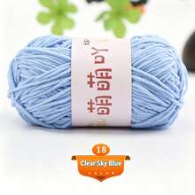 1pc/40g 1.5mm Matte Chenille Yarn Doll Yarn Handmade Crochet Knitting Material Fine Ice Stripe Yarn - Multiple Styles - View 23
