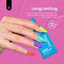Set Kutek Gel Beetles Macaron Color 15ML 6 Warna, Botol Berwarna-warni, Mudah Dihapus, Cocok untuk Manikur dengan Lampu UV/LED - MultiWarna - View 4