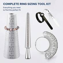 KLONKEE Professional Bracelet Size Measuring Mandrel, 3D Printed Plastic Bracelet Measuring Tool With 5-9.5 Inch Markings, Essential Tool For Jewelry Makers And DIY Crafters At Home (Grey) - Bracelet Measuring Tool - View 7
