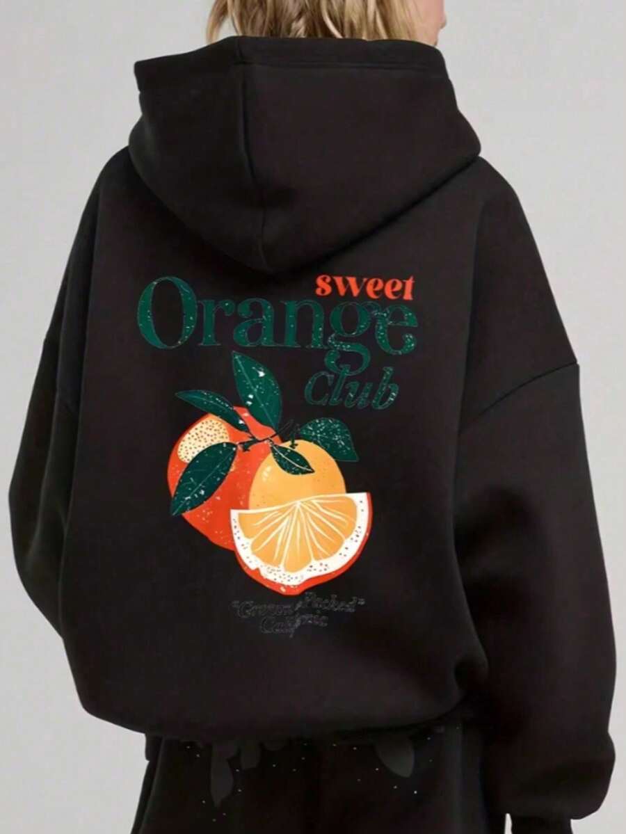 Moletom feminino preto, blusão feminino com capuz, moletom de inverno, casaco feminino, jaqueta de moletom, roupa de frio, moletom casual, moletom confortável, moletom básico - Preto - Visão 1