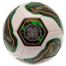 Celtic FC Tracer Training Football - White/Black/Green - View 3