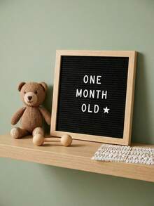1pc Letter Message Board Decor Craft DIY Letter Message Board Suitable For Home Decor, Photo Props, Birthday, Graduation Gifts, Etc. - 1PC - View 7
