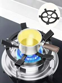 1 buah Rak Panci Anti Selip Universal 5 Cabang untuk Kompor Gas, Braket Kompor Gas untuk Panci Tanah Liat dan Panci Susu Kecil - View 5