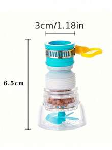 1pc Universal Kitchen Faucet Extension Hose With 360° Rotating Aerator, Anti-Splash Water-Saving Faucet Nozzle, Flexible Sink Spray Head Attachment, One-Click Faucet Extension Tube, Suitable For Kitchen And Bathroom, Housewarming Gift - Kitchen Accessories - Kitchen Faucet - Multicolor - View 6