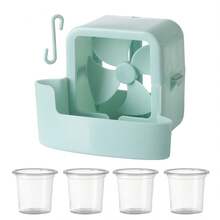 1pc Hanging Ice Box Cooling Fan Clip-On Cooler With Ice Tray, Suitable For Standing Fan, Summer Heat Dissipation, Mini Evaporative Cooling Box, Can Hold Ice Cubes, Suitable For Home And Outdoor Cooling, Home Decor And Accessories, Autumn Decoration, Summer Holiday Essentials, Home Decor - Multicolor - View 13