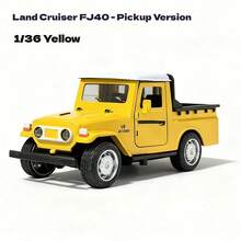 1 st blå Land Cruiser FJ40 pickup modellbil, samlarbil i legering, klassisk modellbil för ungdomar, födelsedagspresent, högtidspresent, present - Multifärgad - Visa 9