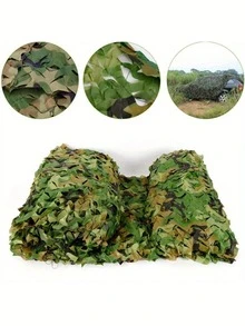 Army Green Camouflage Sunshade Net, Balcony And Patio Privacy Screen, Sunshade Fence Cover And Garden Barrier, Suitable For Outdoor Themed Party Decoration, Tree Shade And Camping Travel - Multicolor - View 9