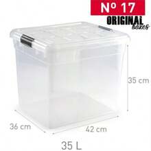 Extra-Large Thickened Transparent Plastic Storage Box, Suitable For Clothes, Toys, And Snacks. - A - View 10