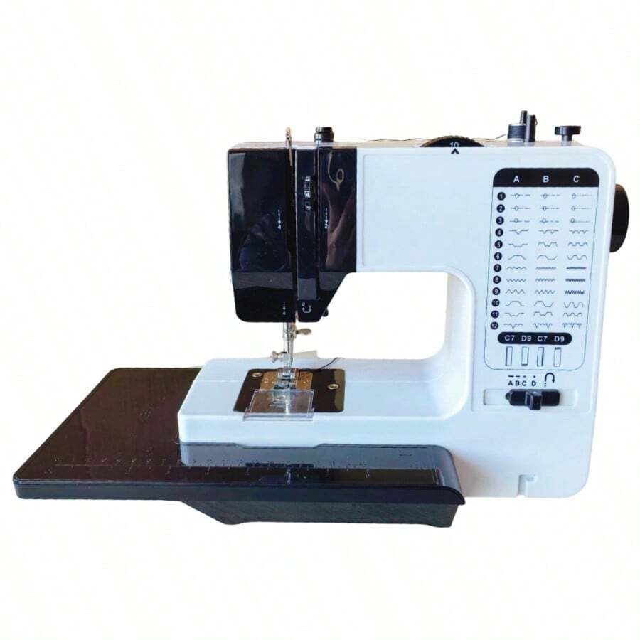Máy may điện cầm tay mini cho người mới bắt đầu, máy may gia đình có bàn đạp chân, 12-38 kiểu đường may tùy chọn, quà tặng Halloween và Giáng Sinh cho mẹ và bạn bè - Nhiều màu - Xem 1