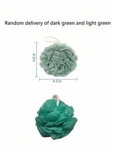 2/1pc Cartoon Duck Decoration Foam Bath Ball, Bathroom Home, Bathroom Decoration, Effective Body Scrubbing, Back Scrub Towel, High-Quality Mesh Materials, Convenient Strap Design, Smooth Skin, Very Suitable For Daily Use.(Solid Color Special Offer) - Multicolor - View 8