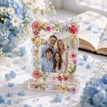 2pcs Heart & Square Photo Frame Silicone Mold, Oval Wave Epoxy Resin Casting Mold, Handmade Craft Mold, Suitable For Photo Cards, Desktop Decor, Peripheral Decoration, Flexible Reusable Silicone Mold, Used For Home Art Decoration And Handmade Crafts - Photo Frame Mold - View 4