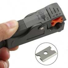 Decrustation Pliers Automatic Stripping Pliers Knife Stripper Wire Cable Tools Crimper Pliers Crimping Tool Cable Stripping Wire - A - View 3