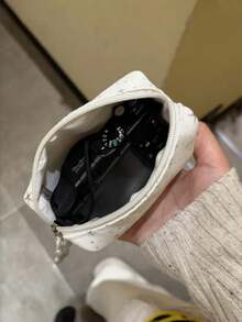 Tas Penyimpanan Makeup Gaya dengan Desain Niche Jepang & Korea, Tas Kosmetik Genggam, Kantong Penyimpanan Pembalut Wanita Portabel CCD - MultiWarna - View 6