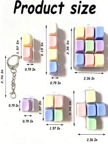 1 Set Mainan Tombol Pereda Stres Berbentuk Kubus Keyboard, Gantungan Kunci Keyboard Kreatif untuk Dekorasi Tas, Gantungan Kunci Mobil, Hiasan Tas, Aksesori Gantungan Kunci, Bentuk Keyboard, Gantungan Kunci Ujung Jari Dewasa, Gantungan Kunci Sensor Tekanan, Gantungan Kunci Penenang, Gantungan Kunci Relaksasi Fokus, Hadiah Ulang Tahun, Suvenir Pesta, Hadiah Liburan. Tali Gantungan Gaya Gothic Y2K dengan Tempat Kartu Identitas, Aksesori Mobil, Dekorasi Tas (Harap Dicatat Keyboard Tidak Menyala) - MultiWarna - View 10