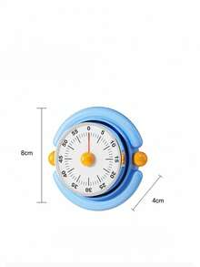 1pc Magnetic Kitchen Timer, Mechanical Timer, Time Reminder, Visual Time Management Alarm, Suitable For Baking And Kitchen Use (Non-Electric) - Multicolor - View 8
