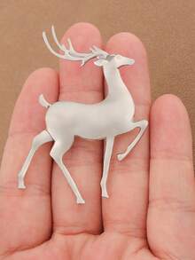 SUPBORA 1pc Fashionable Silver/Gold Color Bird Deer Dragonfly Cat Butterfly Brooch Pin, Animal Insect Lapel Pins For Women Dresses Coats Sweaters Jewelry - Gold and Silver - View 18