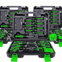 115/46pcs Socket Wrench Set With Star Drive, Automotive Repair And Maintenance Combination Kit, With Ratchet And Screwdriver - Multicolor - View 1