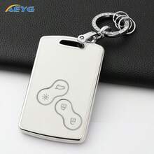 Suitable For Renault Megane 2, Clio, Scenic, Captur, Captur, Logan, Laguna, Zoe, Koleos, Duster, Fluence TPU Car Key Case With Keychain, Interior Accessories - Renault F Model - View 4