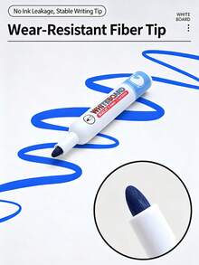 1 Set 12 Colors Whiteboard Markers With Sponge Eraser Head, Minimalist Large Capacity Smooth Ink Flow For Office, Meeting, Children Early Education, Erasable Dry Erase Markers - Whiteboard Marker - View 4