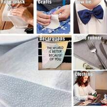 19.69 Inch/19.69 Inch Single-Sided Fusible Lining Non-Woven Backing, Quilt Stabilizer - Perfect For Home Decor, Compatible With Sewing Machines And Steam Irons, Great For Beginners (Multiple Thicknesses Available) - one-size - View 10