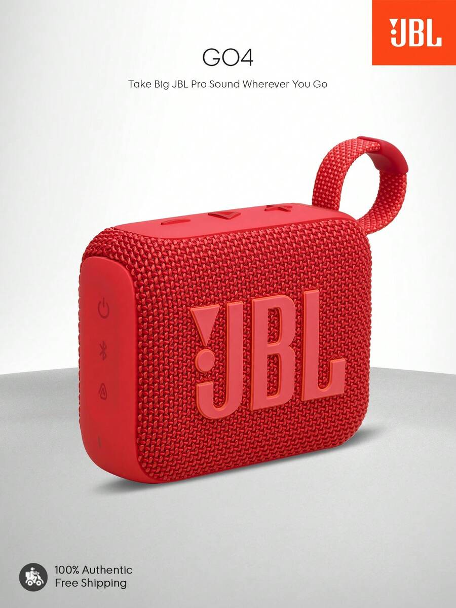 JBL Go 4 Ultra 便攜式防水防塵藍牙喇叭，強勁大音量 Pro 音效與震撼低音，7 小時內建電池，部分採用環保材質打造，適合海灘派對、徒步旅行與戶外探險