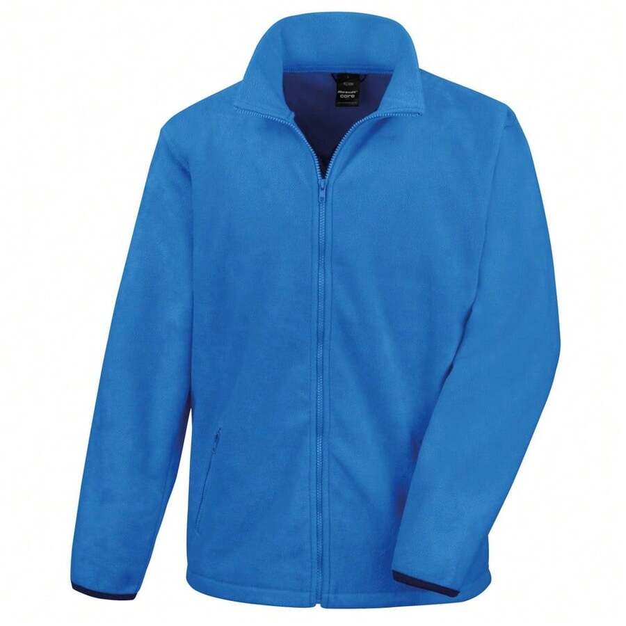 Result Mens Core Fashion Fit Outdoor Fleece Jacket - Electric Blue - View 1