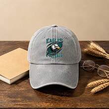 1pc Gothic Style Casual Washed Men's Baseball Cap, Printed With "Animal & Letter" Design, Suitable For Daily Wear And Various Outdoor Activities - Multicolor - View 7