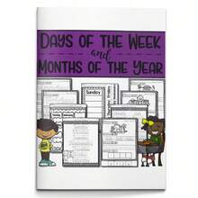 Children's Days And Months Practice Book – 24 Pages Early Learning Writing And Spelling Exercises | Educational Writing Workbook, Learn English Words, Build Vocabulary, Improve Letter Writing Skills Back To School - Early Learning and Education Handbook - View 8