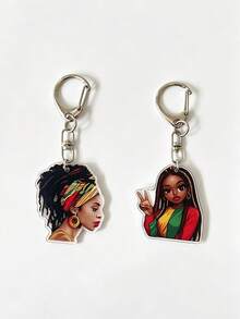 1 buah/5/10 buah Gantungan Kunci Liontin Elegan, Ringan & Modis, Aksesori Ransel, Hiasan Tas, Gantungan Kunci Mobil, Suvenir Pesta, Hadiah Liburan - MultiWarna - View 4