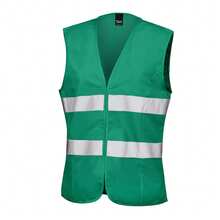 Result Core Womens/Ladies Sleeveless Hi Vis Vest - Paramedic Green - View 1