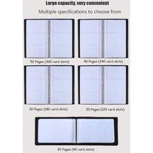 ID Credit Card Holder Business Card Wallet Business Card Book Card Storage Notebook Collection Album - Multicolor - View 5