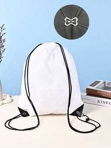 Lightweight Drawstring Bag - Durable, Compact And Washable Neutral Backpack, Perfect For Outdoor Sports, Camping, Hiking, And A Great Choice For American Football Fans! Drawstring Bag, Thickened Waterproof Solid Color Backpack - Multicolor - View 15