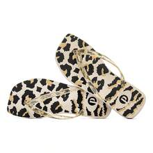 Kit Chinelo Feminino Confortável Verão Macio - 2Pares-Onça-Onça - Visão 3