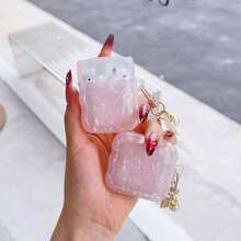 Compatible For AirPods 4 Pro 3 1/2/3 Shell Butterfly Earphone Case Luxury Fashion - Pink - View 2