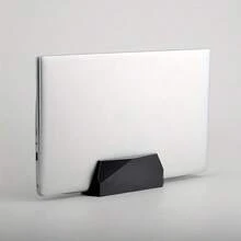 極簡幾何筆電支架－可攜式垂直支架，適用於 MacBook Pro（最高 17mm）及所有筆記型電腦，省空間的辦公室與居家桌面收納架 - View 8