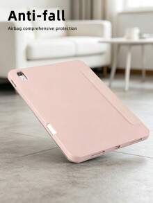 極簡筆記本粉色手繪筆槽保護殼，適用於 iPad Mini 6/Mini 7/9.7/10.2/10.5/Air 4/Air 5/10th/10.9/Pro 11"/Air 11(M2)/12.9/Pro 11 2024(M4)/Air 13(M3 2025)/Air 11-Inch(M3) 2025/(A16) 11 Inch 11th Generation 2025，9.7 和 10.2 為左側筆槽，其餘機型為右側筆槽，三折平板保護殼，TPU 軟邊全包防摔耐磨，蜂巢散熱，磁吸休眠，內置筆槽，不含筆 - 粉色 - 查看 4