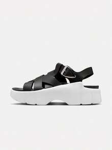 Women's WMNS JORDAN WILLOW SANDAL Sandals IB8841-001 - Black and White - View 1