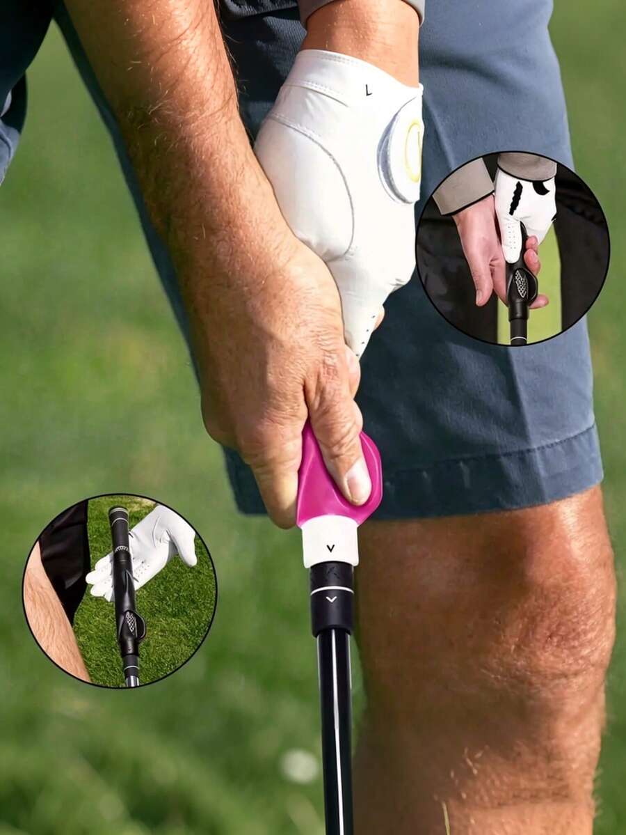 1pc Golf Grip Trainer - Improve Grip Accuracy, Achieve Precise And Controllable Swing - Designed For Right-Handed Users | Multiple Colors Available - Ideal Gift For Beginner Golf Enthusiasts - Multicolor - View 1