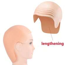 Bald Head Costume Accessories Set, Includes Latex Bald Cap And Nylon Wig Cap, Suitable For Halloween, Christmas, Carnival, April Fool''s Day Parties - Multicolor - View 19