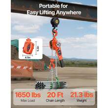 Lifting Tools & Accessories - 0.75 T, Elevación De 6 M - View 2