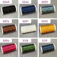 Sanbest Benang Renda Metalik Kelas Atas Terbaru 2026 100m 150D 3 Lapis 0,25mm untuk DIY Anting, Gelang, Kalung, Perhiasan, dan Kerajinan Rajut. Benang Renda Crochet Kuat, Benang Buatan Tangan Emas dan Perak. - 150D/3 - View 5