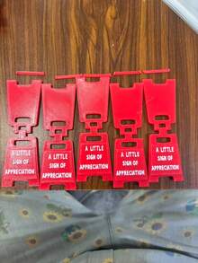 1/3/5pcs 3D Printed Mini "I Love You" Sign Valentine's Day Gift Desktop Decor - Multicolor - View 9