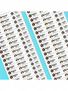 Personalized Name Stickers For Kids, Waterproof School Labels, Custom Transparent Name Stickers, Suitable For Daycare, Backpacks And Lunch Boxes, 1/60/120/180/240pcs - Multicolor - View 10