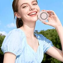 Mini Ice Clip Fan - Portable Bladeless Electric Fan, Lightweight Neck Fan With 3-Speed Wind Adjustment, Hands-Free Neck Fan, 360° Surround Wind, Quiet Operation, Rotating Design, Maximum Comfort, Ideal Choice For Summer Outdoor Use Portable Fan - Clip-on Style - View 4